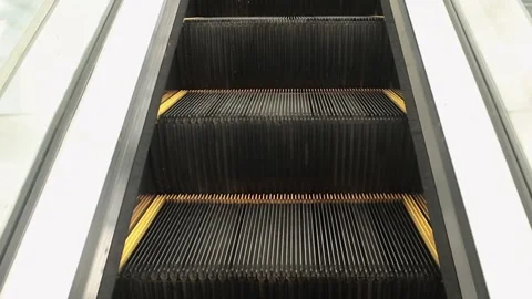 Video footage of escalator movement Stock Footage 289600838