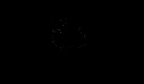 Video footage of lines consisting of dots on a black background Stock Footage 304870576