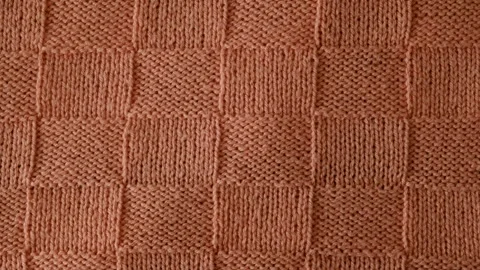 Video of fragment of knitted sweater with pattern. Stock-Footage 257069527