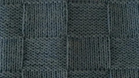 Video of fragment of knitted sweater with pattern. Stock-Footage 257069717