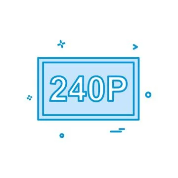 Video frame icon design vector 스톡 일러스트