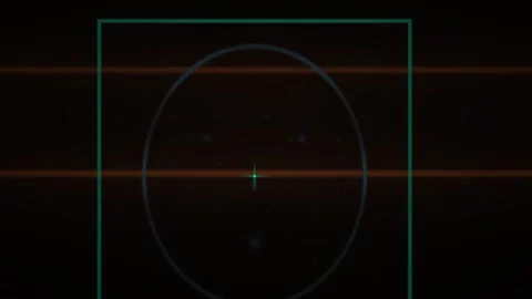 Video frames with green squares and circles. Stock Footage 335428259