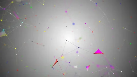 Video with a fresh multi-colored appearance and fine details. Elegant colored Stock Footage 114062599