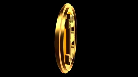 Video futuristic animation crypto coin loop background. Abstract digital Stock Footage 336443953