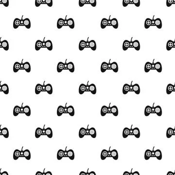 Video game console controller pattern 스톡 일러스트