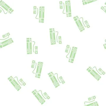 Video game console glyph seamless pattern Stock Illustration