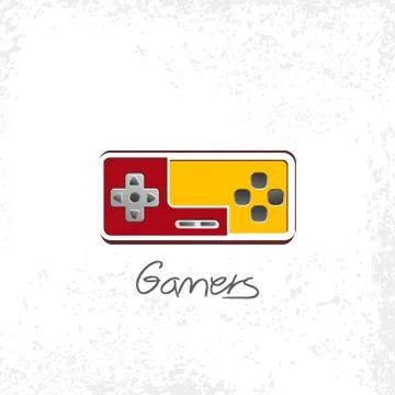 Video game console theme Ilustração Stock