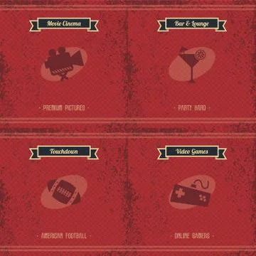 Video game console theme Stock-Illustration