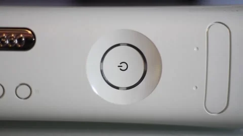Video Game Console Turning On Stock Footage 49124299