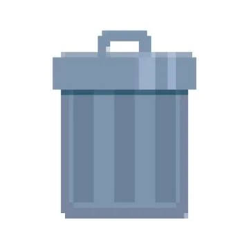 Video game control and garbage with alien Illustrazione stock