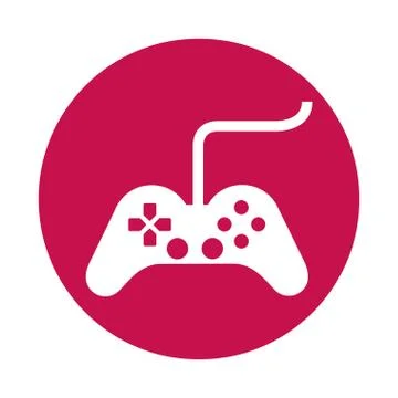 Video game control handle icon イラスト素材