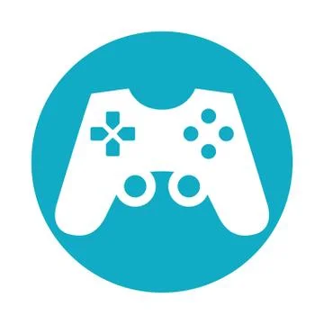 Video game control handle icon 스톡 일러스트