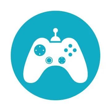 Video game control handle icon 스톡 일러스트