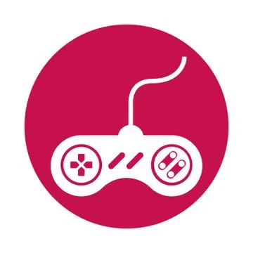 Video game control handle icon イラスト素材