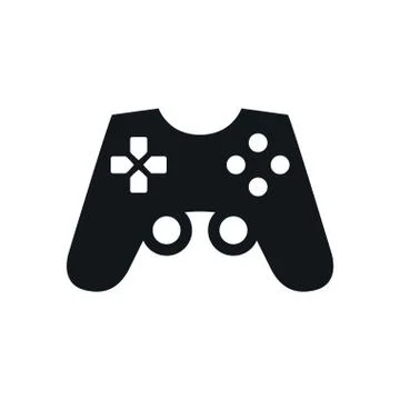 Video game control handle icon Illustrazione stock