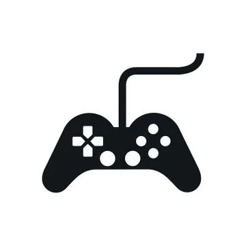 Video game control handle icon 스톡 일러스트