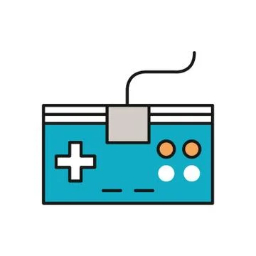 Video game control handle icon 스톡 일러스트