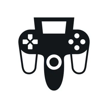 Video game control handle icon イラスト素材
