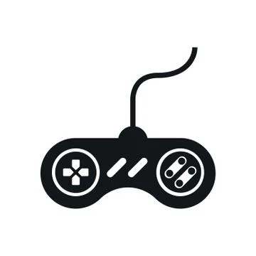 Video game control handle icon 스톡 일러스트