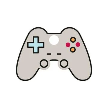 Video game control handle icon イラスト素材
