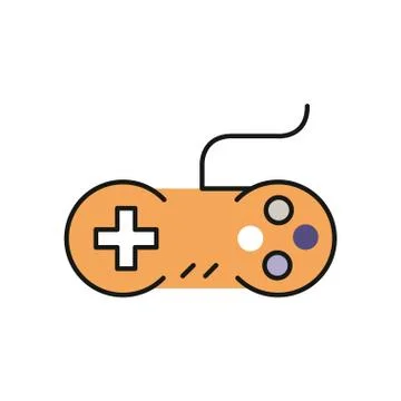 Video game control handle icon 스톡 일러스트