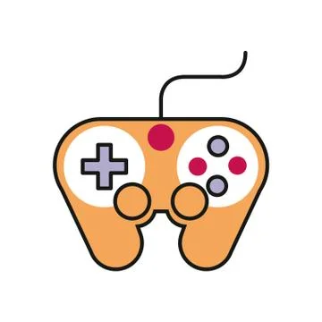 Video game control handle icon 스톡 일러스트