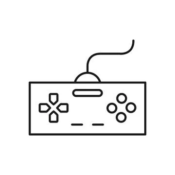 Video game control handle icon 스톡 일러스트