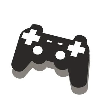 Video game controller gamepad. Flat icon for apps and websites 스톡 일러스트
