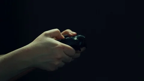 Video game controller with hands Stock Footage 101995545