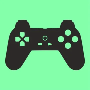 Video game controller icon Stock Illustration