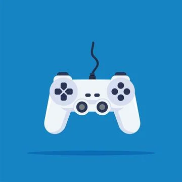 Video game controller. illustration of an electronic device for playing Stock Illustration