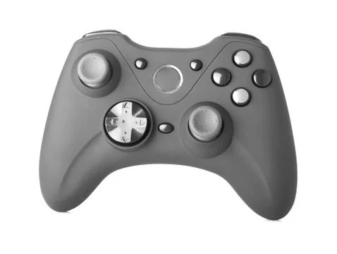 Video game controller isolated on white background Stock Photos