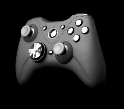 Video game controller isolated on white background Stock Photos