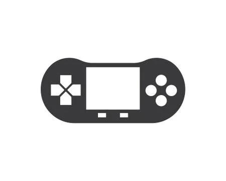 Video game controller logo icon vector illustration 스톡 일러스트
