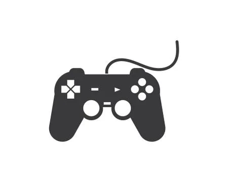 Video game controller logo icon vector illustration 스톡 일러스트