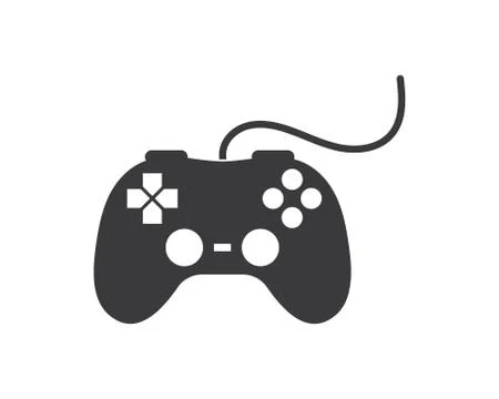 Video game controller logo icon vector illustration Stock Illustration