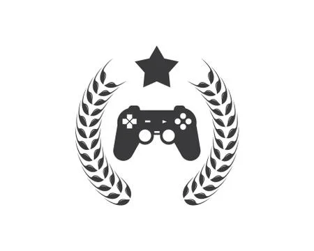Video game controller logo icon vector illustration Stock Illustration