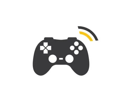 Video game controller logo icon vector illustration Illustrazione stock