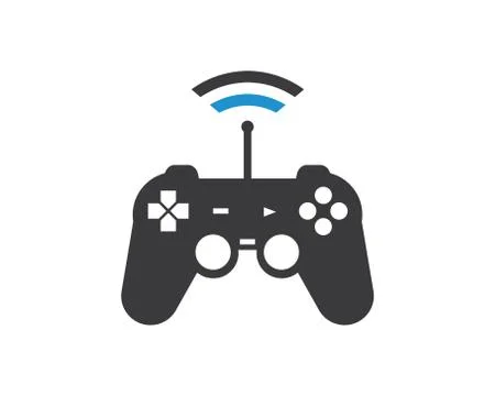 Video game controller logo icon vector illustration Illustrazione stock
