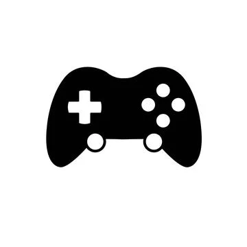 Video Game Controller or Game pad or Joystick Icon Vector Stock Illustration