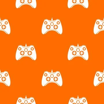 Video game controller pattern seamless 库存插图