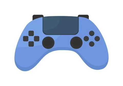 Video game controller semi flat color vector object Stock Illustration