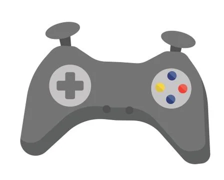 Video game controller vector cartoon illustration. Stockillustratie