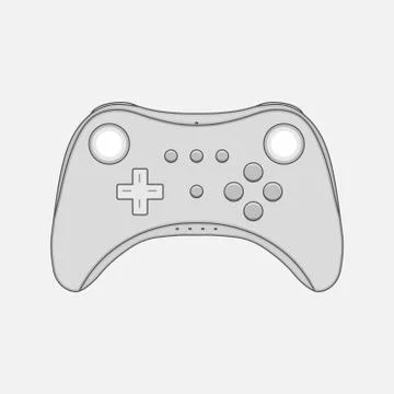 Video game controller vector illustration Illustrazione stock