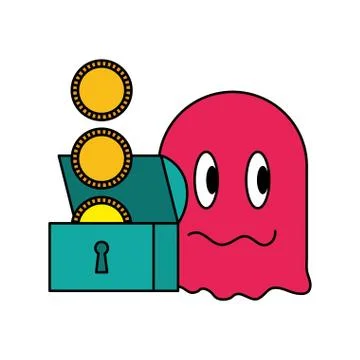 Video game design Stock Illustration