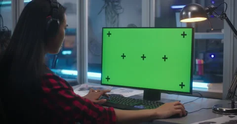 Video game developer at work Stock Footage 133996798