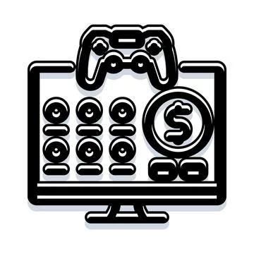 Video game development monetization process and earnings イラスト素材