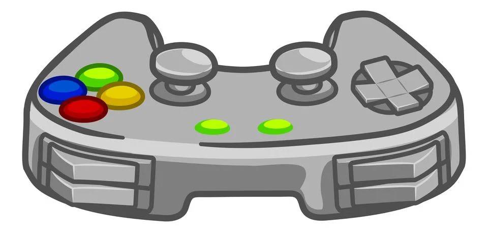 Video Game Gaming Console Controller Stock Illustration