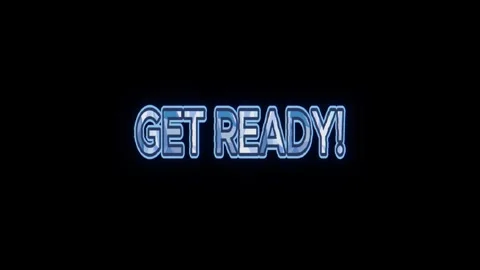 Video game with get ready text displayed on an old screen with glitch effects 스톡 동영상 311848125