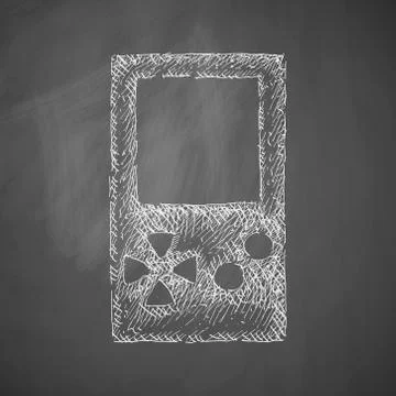 Video game icon Illustrazione stock
